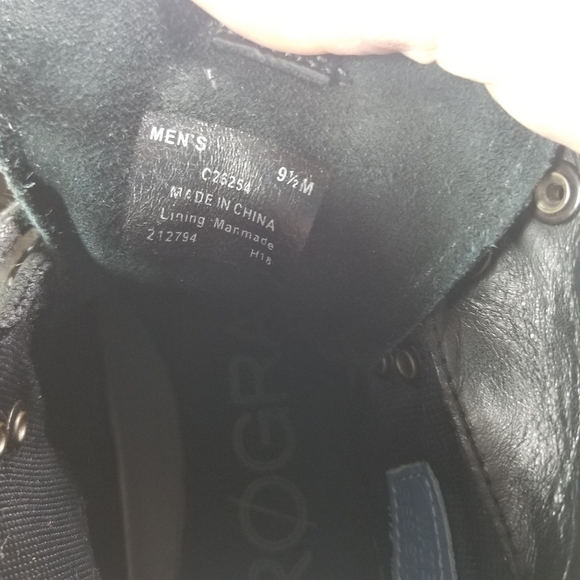 Cole Haan Zero Grande black leather water resistant hiking boots main image 6